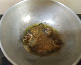 A picture of step 1 of Sorsha posto koi (fish).