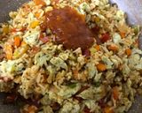 A picture of step 8 of Schezwan Egg Fried Rice.