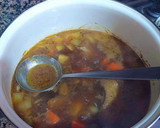 Foto del paso 12 de la receta: Muslo de pavo en roux de curry japonés con patatas y zanahorias