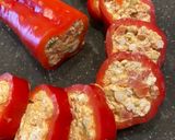 Reggeli töltött paprika recept fázis 3 fotója