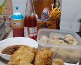 รูปขั้นตอนการทำที่ 2 ของ น่องไก่ทอดราดซอสสามรส