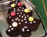 Une image de l'étape 13 de Gâteau sapin chocolat noir et amandes.