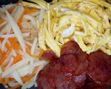 Hình bước làm 6 của món Bò Bía - Tương Đen