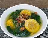 Foto langkah ke 4 dari resep Sayur Bening Bayam Jagung Manis.