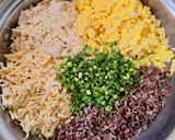 A picture of step 2 of Vegetarian Corn Spring Rolls (Chả giò bắp chay).