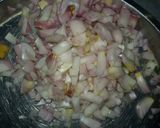 A picture of step 1 of Matar paneer.