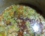 A picture of step 5 of Qeema kachnaar.