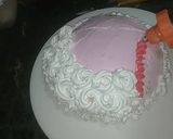 A picture of step 7 of Santa Claus Cake.