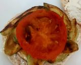 A picture of step 5 of My Bagel + Avocado, Tomato, Poached Egg, Cream Cheese.