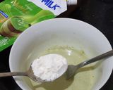 Foto langkah ke 1 dari resep Roti panggang teflon olesan susu matcha.