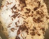 A picture of step 4 of White chicken biryani.