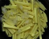 A picture of step 1 of Sweet potatoes lemon french fries.