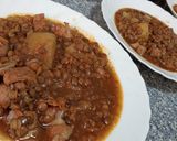 Foto del paso 9 de la receta Lentejas estofadas con chorizo y morcilla