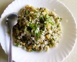 A picture of step 10 of Vegetable fried rice.