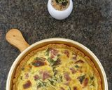 Foto langkah ke 4 dari resep Quiche Lorraine.