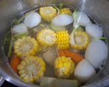 Hình bước làm 1 của món Mì Quảng Chay thập cẩm