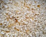 A picture of step 1 of Bread sauce with onion.
