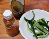 Foto del paso 1 de la receta: Cáscaras de pepino en air fryer