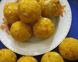 A picture of step 5 of Motichur Laddu.