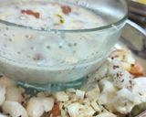 A picture of step 4 of Lajij makhana kheer.