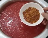 A picture of step 1 of Chilli Garlic Sauce.