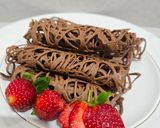 Foto langkah ke 7 dari resep Kue Sarang Laba Laba Coklat.