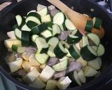 Une image de l'étape 12 de Sauté de veau aux légumes et tomates confites.