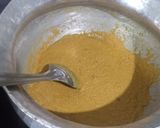A picture of step 5 of Mohanthal.