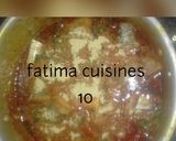 A picture of step 10 of Fish soup with ugu leaves.