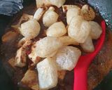 Foto langkah ke 4 dari resep Brongkos Tahu Krecek.