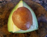 Foto del paso 3 de la receta Crema de calabacín con aguacate y cacahuetes