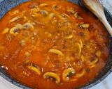 Foto del paso 5 de la receta Arroz con champiñones y chorizo