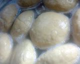 A picture of step 4 of Bafla baati with daal.