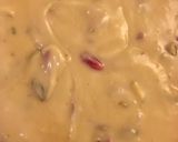 A picture of step 5 of Eggless blondie.