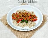 Foto langkah ke 7 dari resep Jamur Enoki Siram Bakso Lada Hitam.