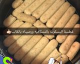 صورة لخطوة 3 من وصفة كيكة النسكافيه الباردة