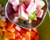 A picture of step 2 of Fruit salad.