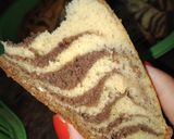 Foto langkah ke 4 dari resep Bolu air 1telur motif zebra.