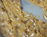 A picture of step 3 of Chana dal burfi.