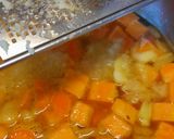 A picture of step 5 of Sweet potato and lentil soup.