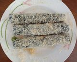 Hình bước làm 3 của món NORI MAKI - Cơm cuộn khoai sọ chiên giòn
