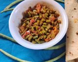 चोलाई की फली की सब्जी (cholai ki phali ki sabzi recipe in Hindi) रेसिपी चरण 3 फोटो