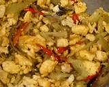 รูปขั้นตอนการทำที่ 4 ของ ผักกาดดองเปรียวผัดไข่(มังสวิรัติ)