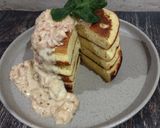 Foto langkah ke 12 dari resep Spaghetti Aglio e Olio in Japanese Pancake.
