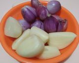 Foto langkah ke 2 dari resep Sayur Kuning Kacang Panjang.