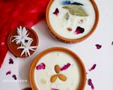 A picture of step 4 of Chaler Payesh / Bengali Kheer.
