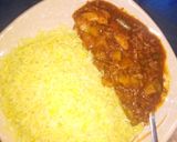 A picture of step 9 of Curry rice with potatoe soup.