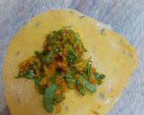 A picture of step 3 of Matar Dal with Indian Style Tortillas & Spicy Dumplings.