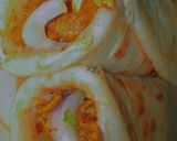 A picture of step 6 of Chicken pita roll😍چکن پیٹا رول😋.