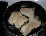 Foto del paso 6 de la receta: Filete de pescado seco con garbanzos y papas